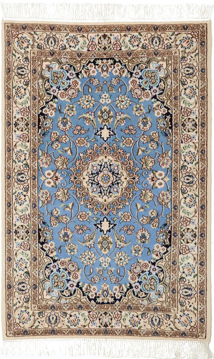 Persian Rug Nain 6La 3'2"x2'0" 3'2"x2'0", Persian Rug Knotted by hand