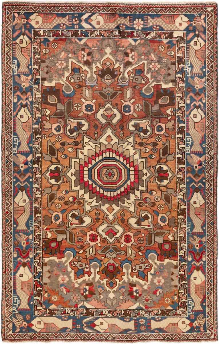 Περσικό χαλί Μπαφτιάρ παλαιός 253x157 253x157, Περσικό χαλί Οι κόμποι έγιναν με το χέρι