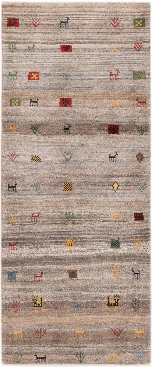 Tapis persan Persan Gabbeh 187x76 187x76, Tapis persan Noué à la main
