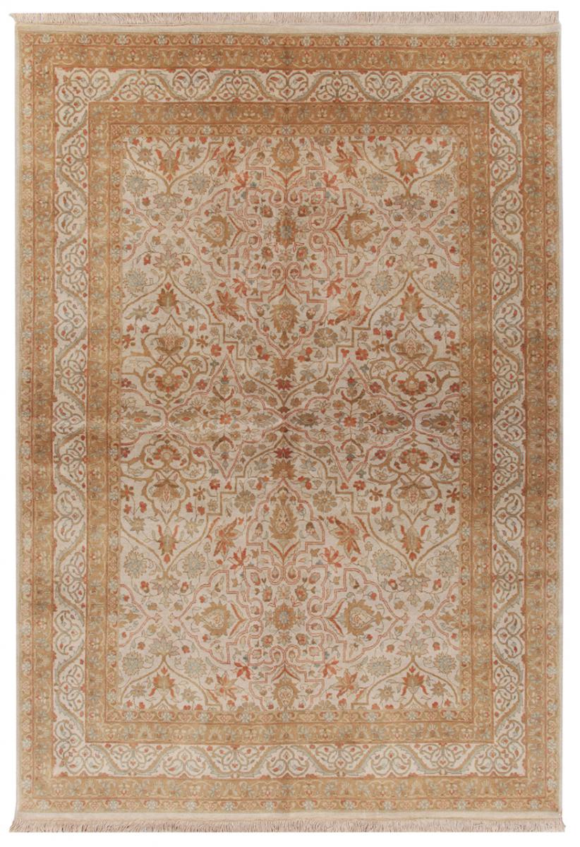 Indischer Teppich Indo Täbriz Royal 7'10"x5'7" 7'10"x5'7", Perserteppich Handgeknüpft