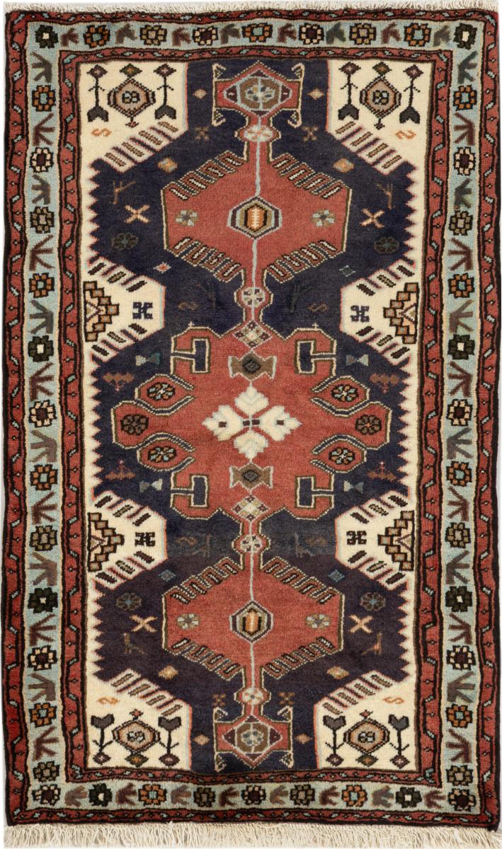 Persisk teppe Khamseh 122x76 122x76, Persisk teppe Knyttet for hånd