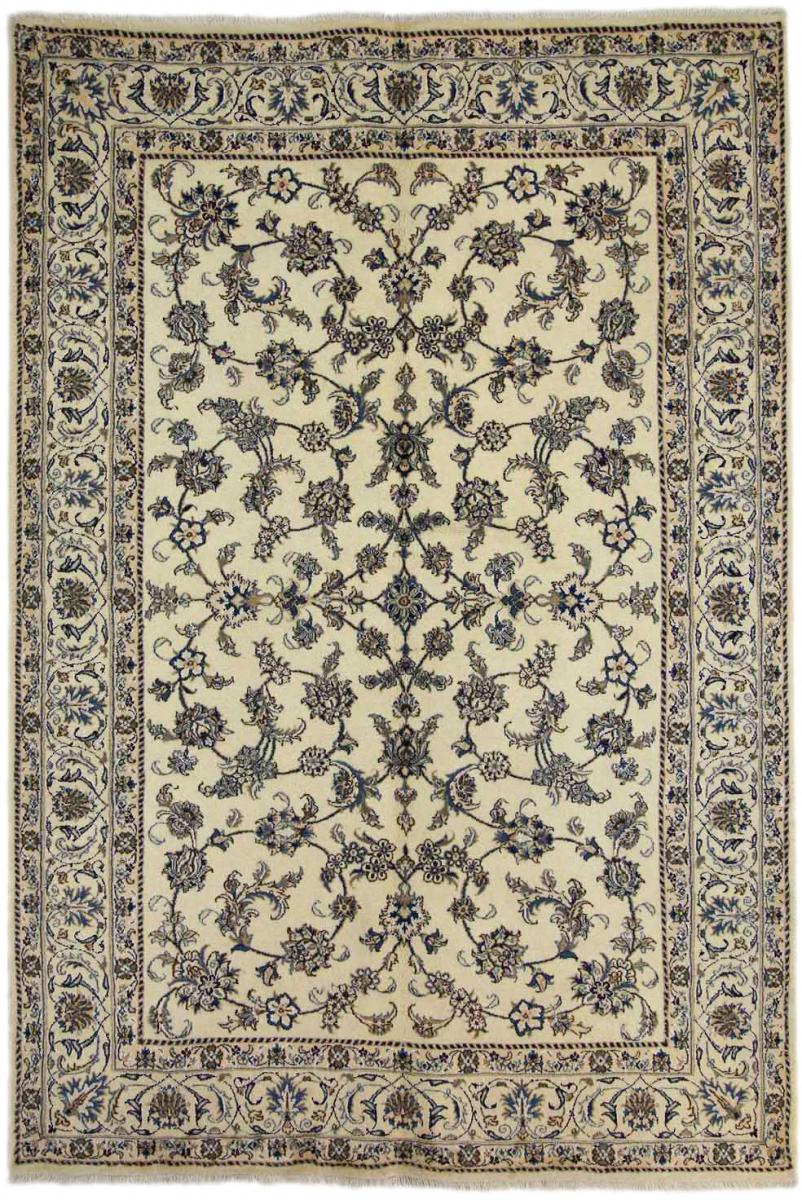 Tapis persan Naïn 291x199 291x199, Tapis persan Noué à la main