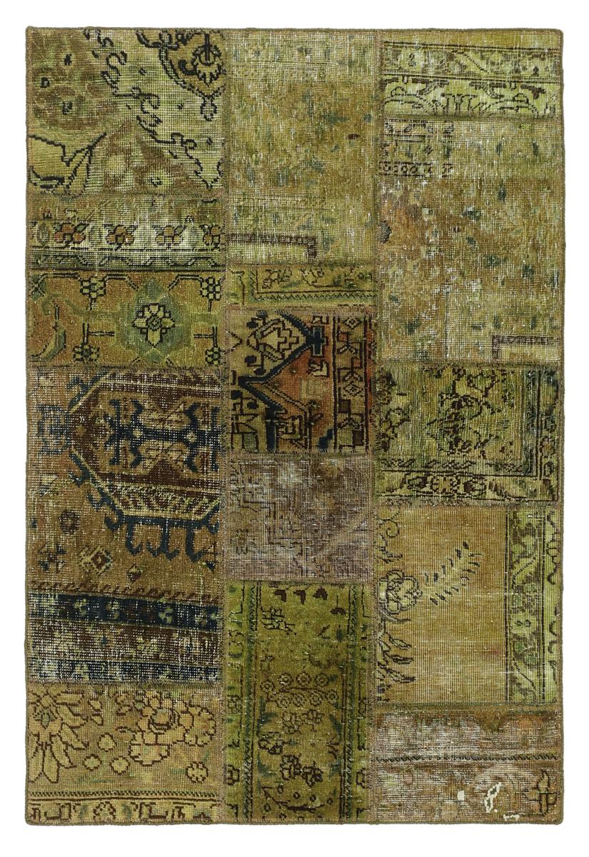 Perzsa szőnyeg Patchwork 151x105 151x105, Perzsa szőnyeg Kézzel csomózva