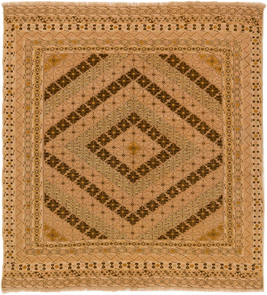 Afghan rug Kilim Sumak 171x159 171x159, Persian Rug Knotted by hand