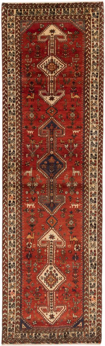 Tapis persan Shiraz 374x109 374x109, Tapis persan Noué à la main