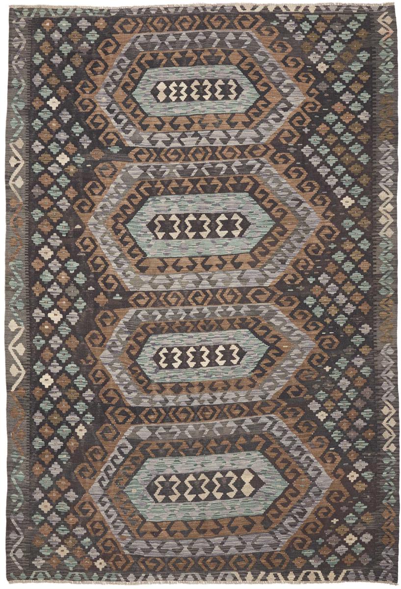Afghanischer Teppich Kelim Afghan 291x200 291x200, Perserteppich Handgewebt