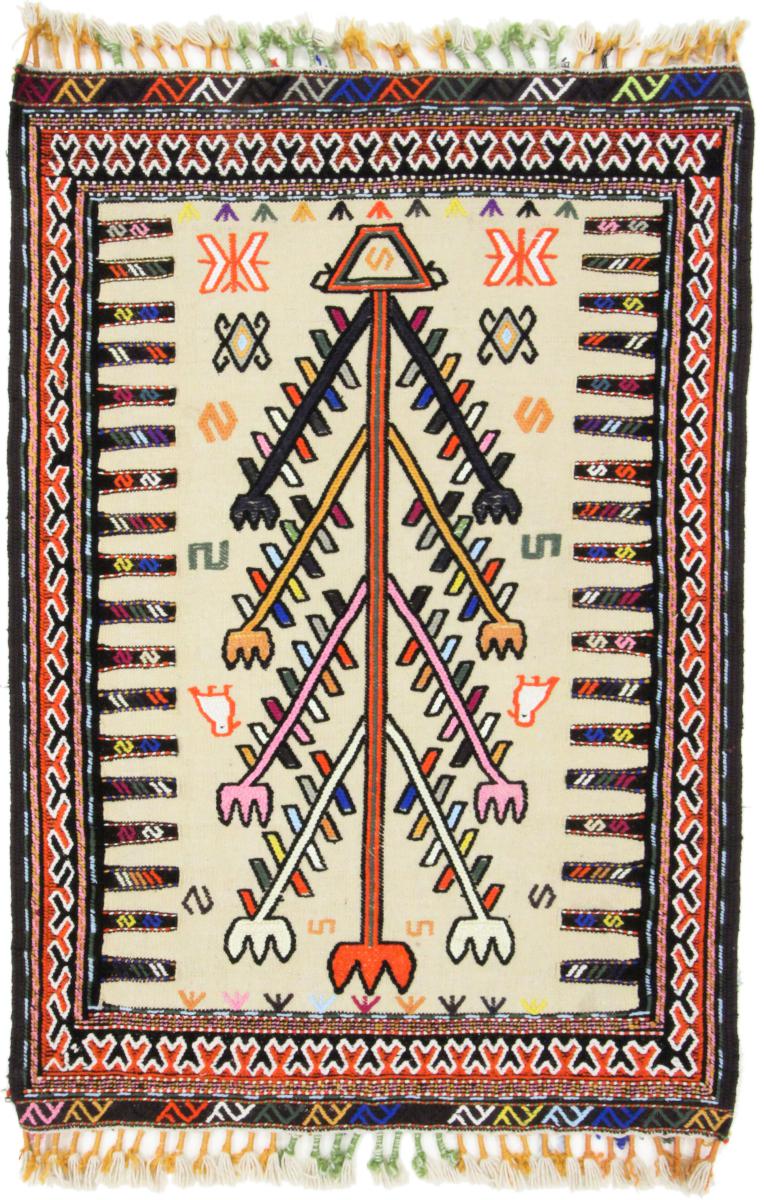 Tapete persa Kilim Fars 109x77 109x77, Tapete persa Tecido à mão