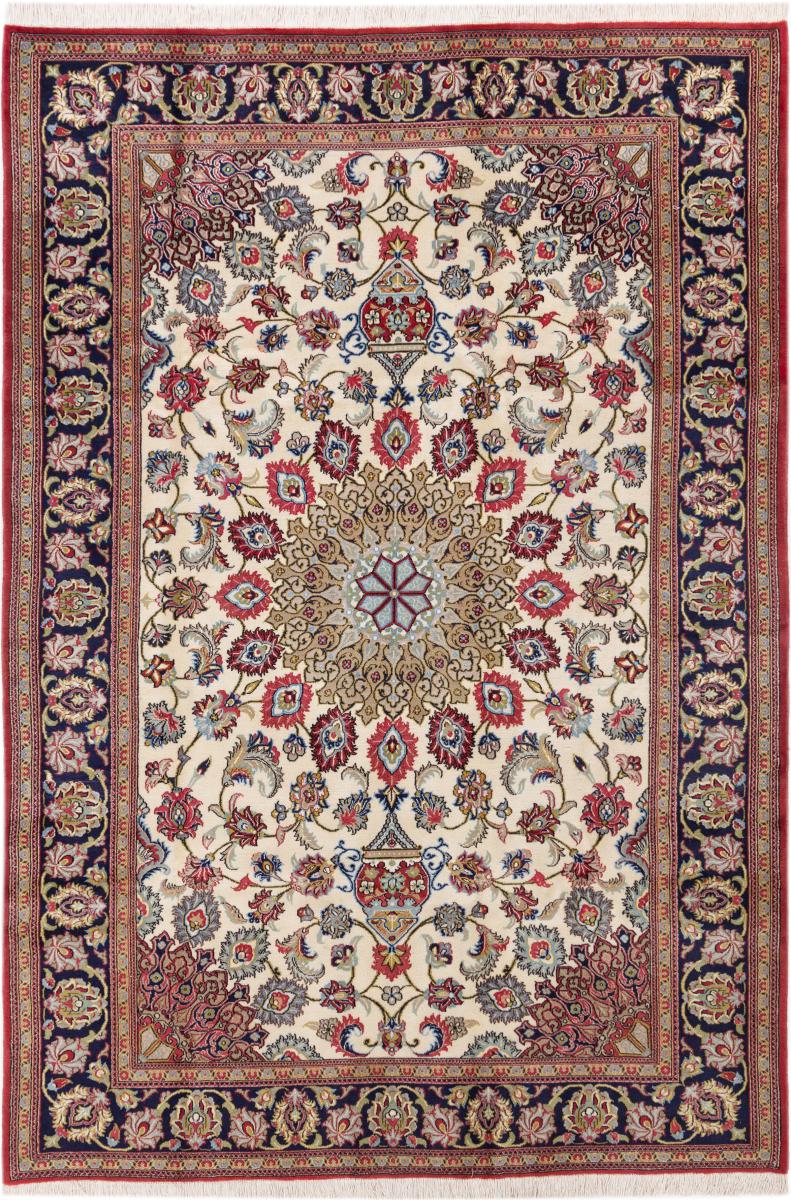 Persian Rug Qum Kork 9'6"x6'6" 9'6"x6'6", Persian Rug Knotted by hand