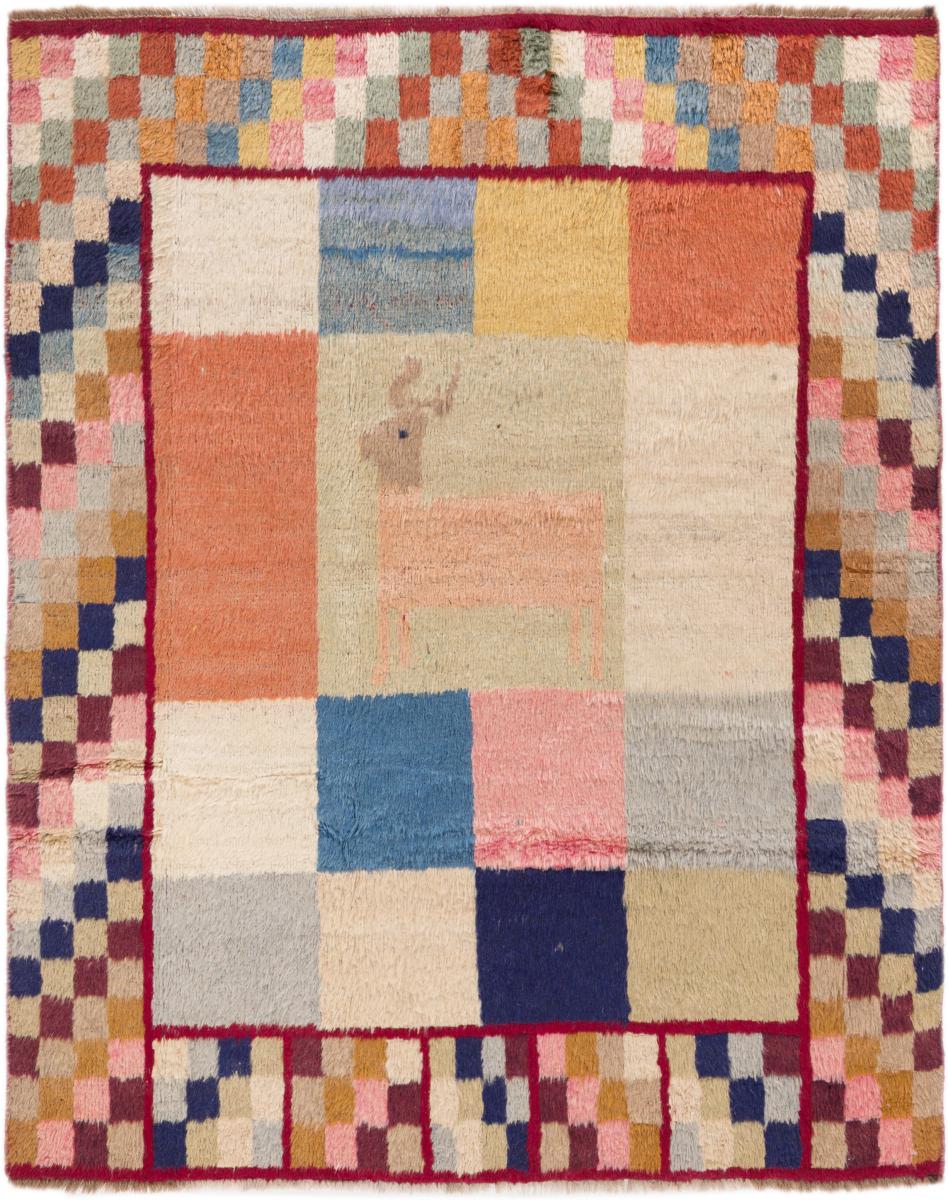 Alfombra persa Persia Gabbeh 166x133 166x133, Alfombra persa Anudado a mano