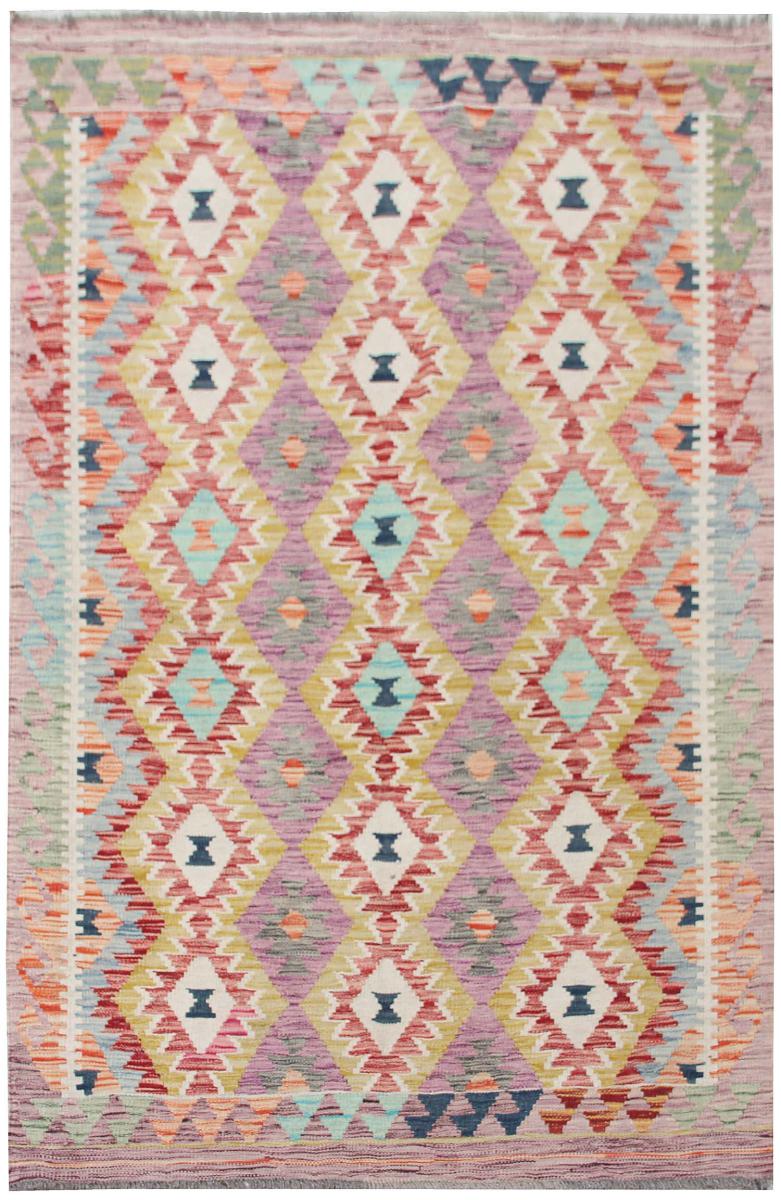 Tapete afegão Kilim Afegão 184x118 184x118, Tapete persa Tecido à mão