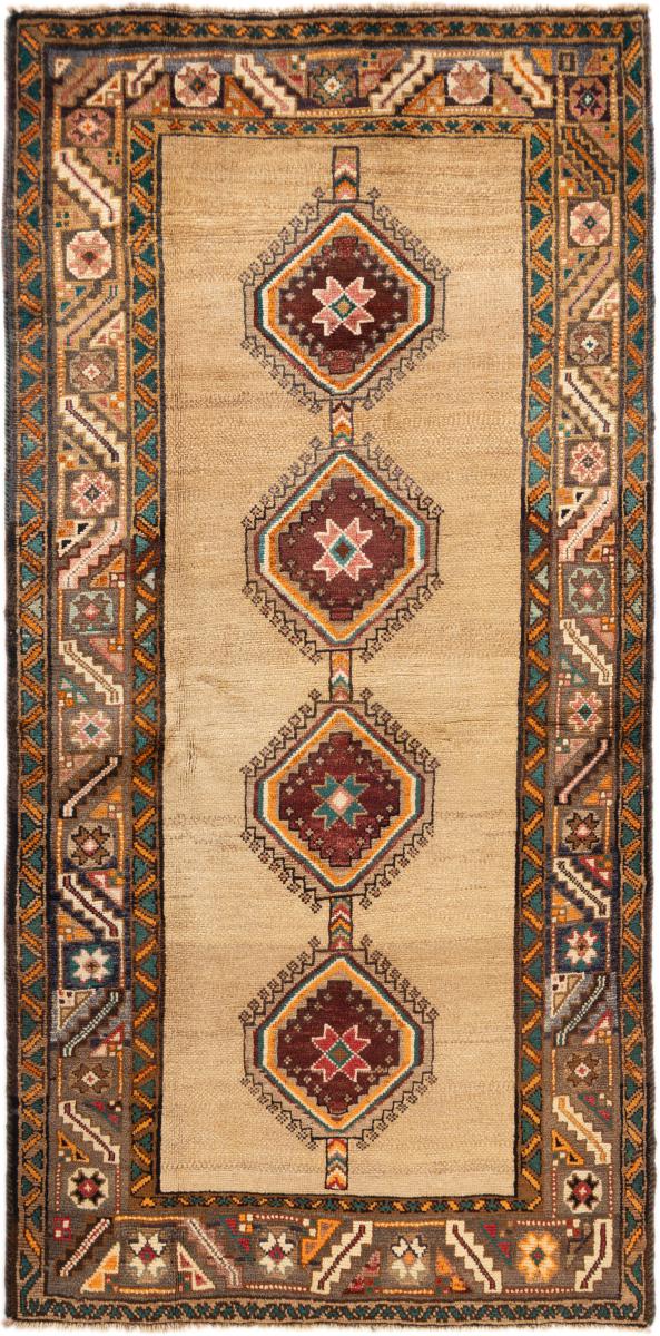 Persian Rug Persian Gabbeh Ghashghai 217x104 217x104, Persian Rug Knotted by hand