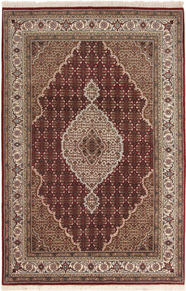Tappeto indiano Indo Tabriz 205x136 205x136, Tappeto persiano Annodato a mano