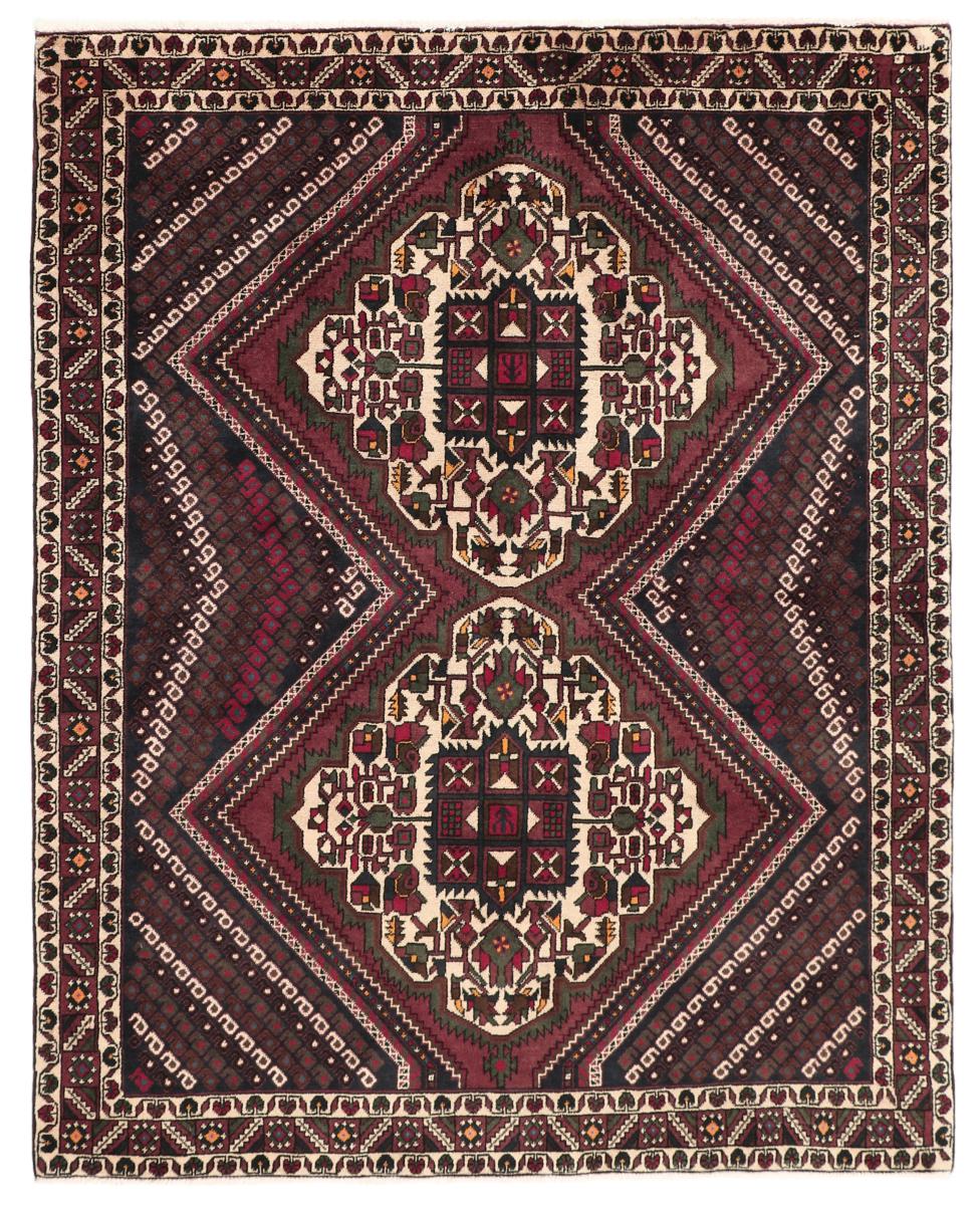 Tapis persan Sirjan 176x141 176x141, Tapis persan Noué à la main