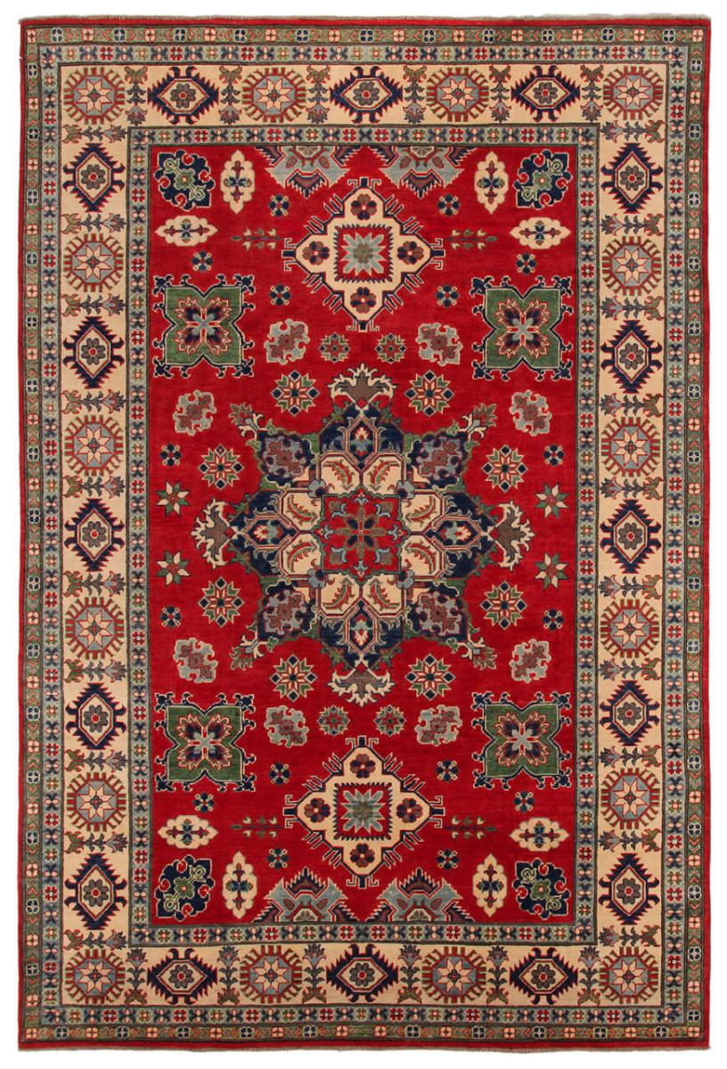 Pakistani rug Kazak Ghazni 295x197 295x197, Persian Rug Knotted by hand