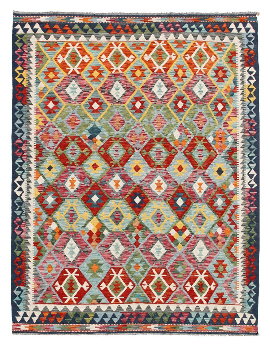 Afghan rug Kilim Afghan 8'0"x6'0" 8'0"x6'0", Persian Rug Woven by hand