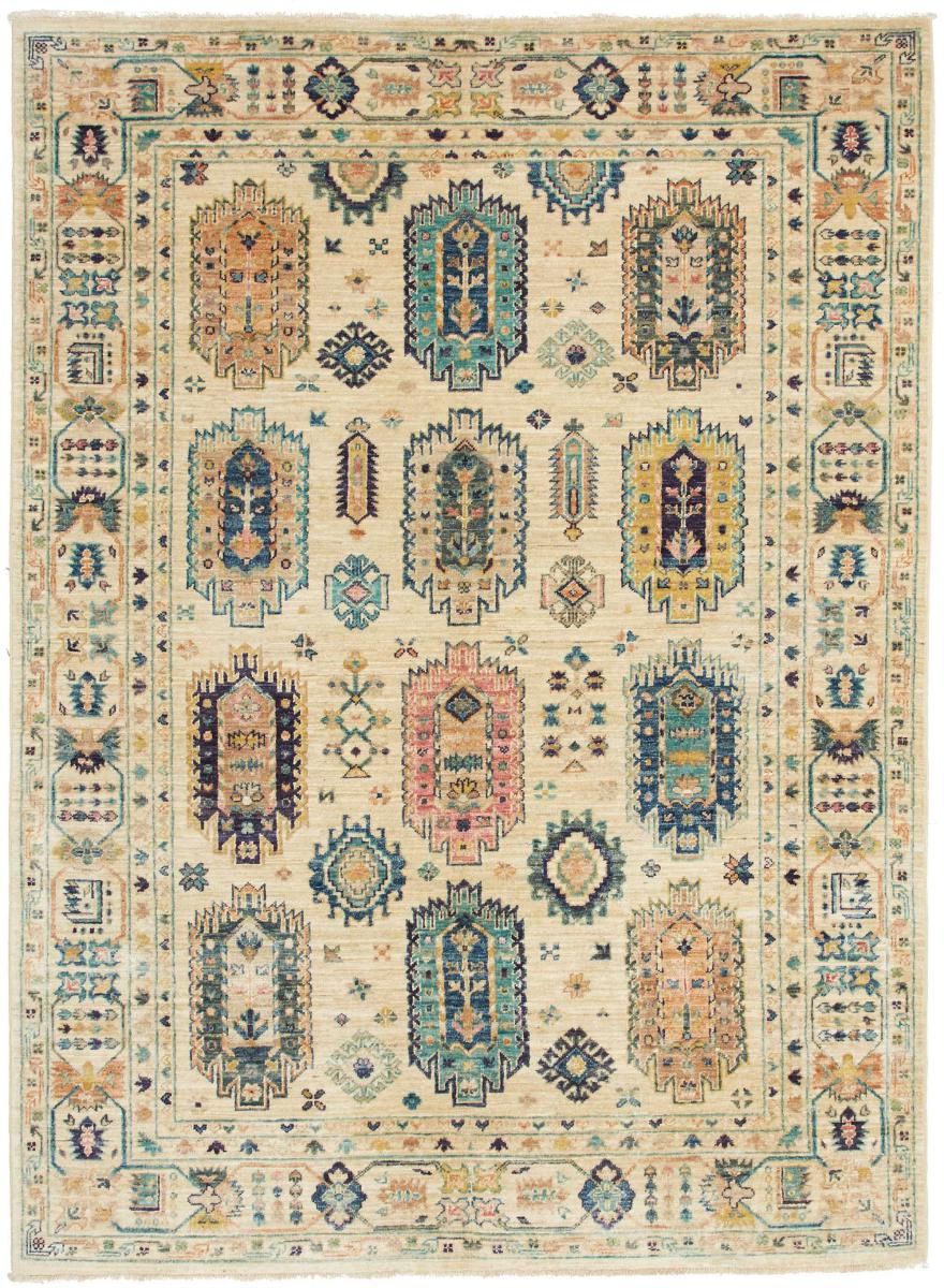 Pakistani rug Arijana Design 6'7"x4'10" 6'7"x4'10", Persian Rug Knotted by hand