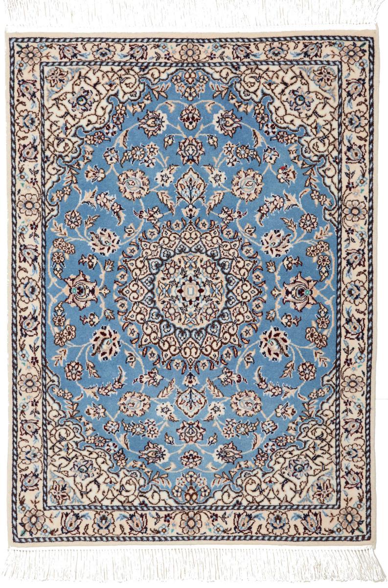 Persian Rug Nain 6La 3'0"x2'2" 3'0"x2'2", Persian Rug Knotted by hand