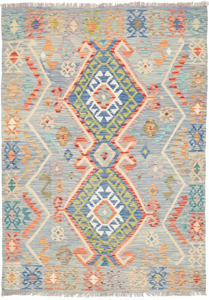 Afghaans tapijt Kilim Afghan 205x145 205x145, Perzisch tapijt Handgeweven
