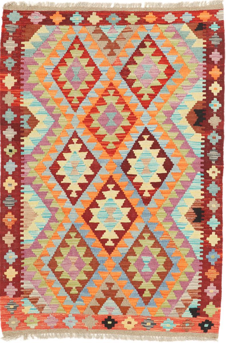 Tapete afegão Kilim Afegão 153x104 153x104, Tapete persa Tecido à mão