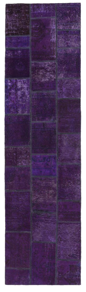 Persisk matta Patchwork 307x83 307x83, Persisk matta Knuten för hand