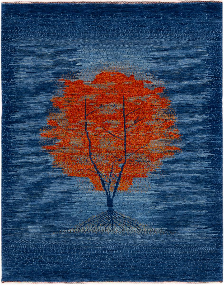 Alfombra persa Persia Gabbeh Loribaft Atash 157x124 157x124, Alfombra persa Anudado a mano