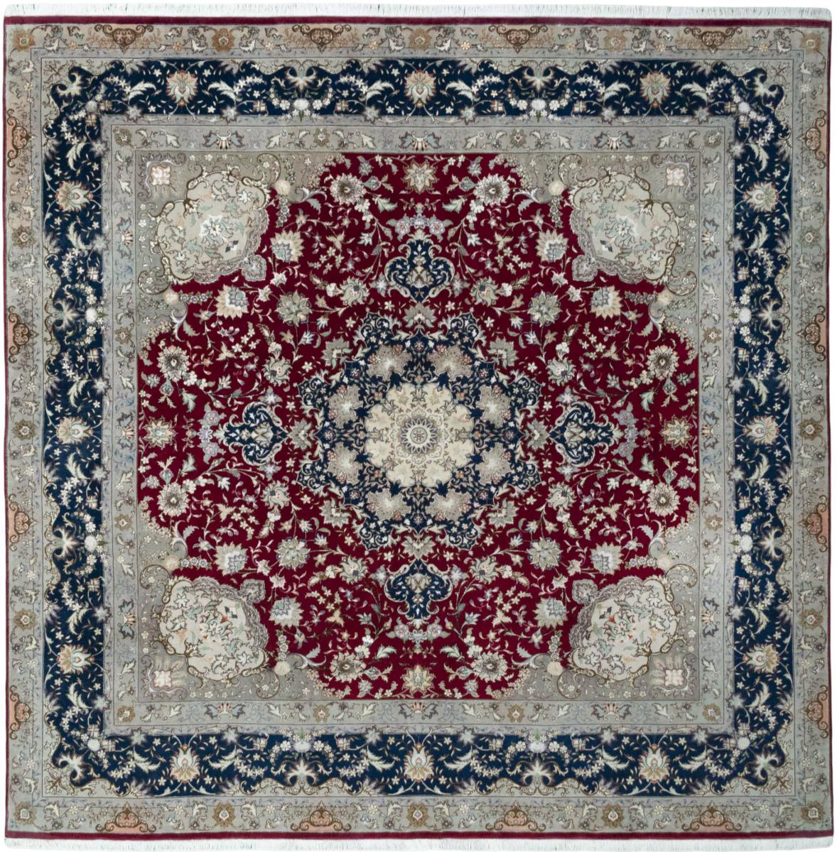 Alfombra persa Tabriz 50Raj 252x250 252x250, Alfombra persa Anudado a mano