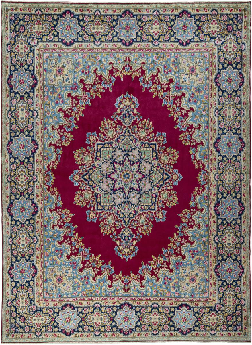 Perserteppich Kerman 404x301 404x301, Perserteppich Handgeknüpft