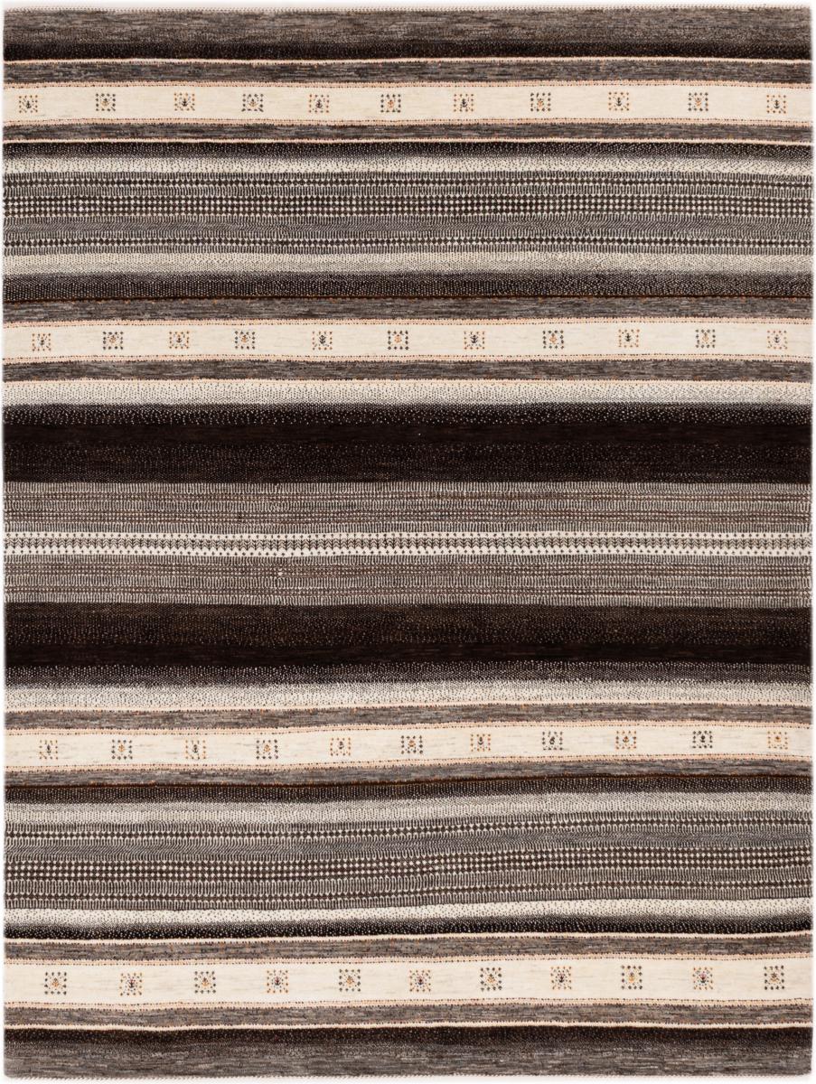 Persian Rug Persian Gabbeh Loribaft Atash 9'6"x7'3" 9'6"x7'3", Persian Rug Knotted by hand