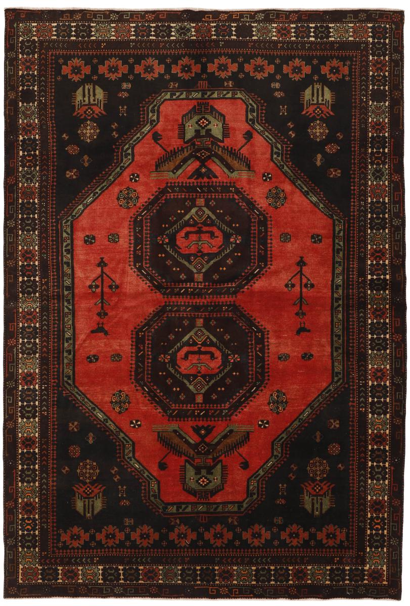  ペルシャ絨毯 シラーズ 289x197 289x197,  ペルシャ絨毯 手織り