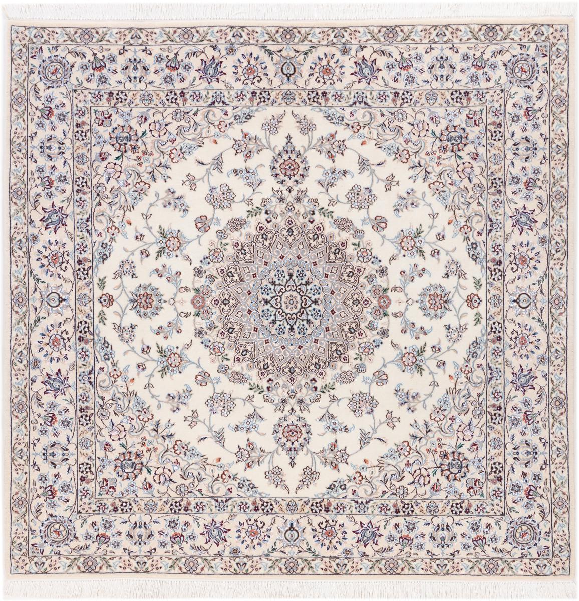 Persian rug Nain 9La 6'8"x6'7" 6'8"x6'7", Persian rug Hand-knotted