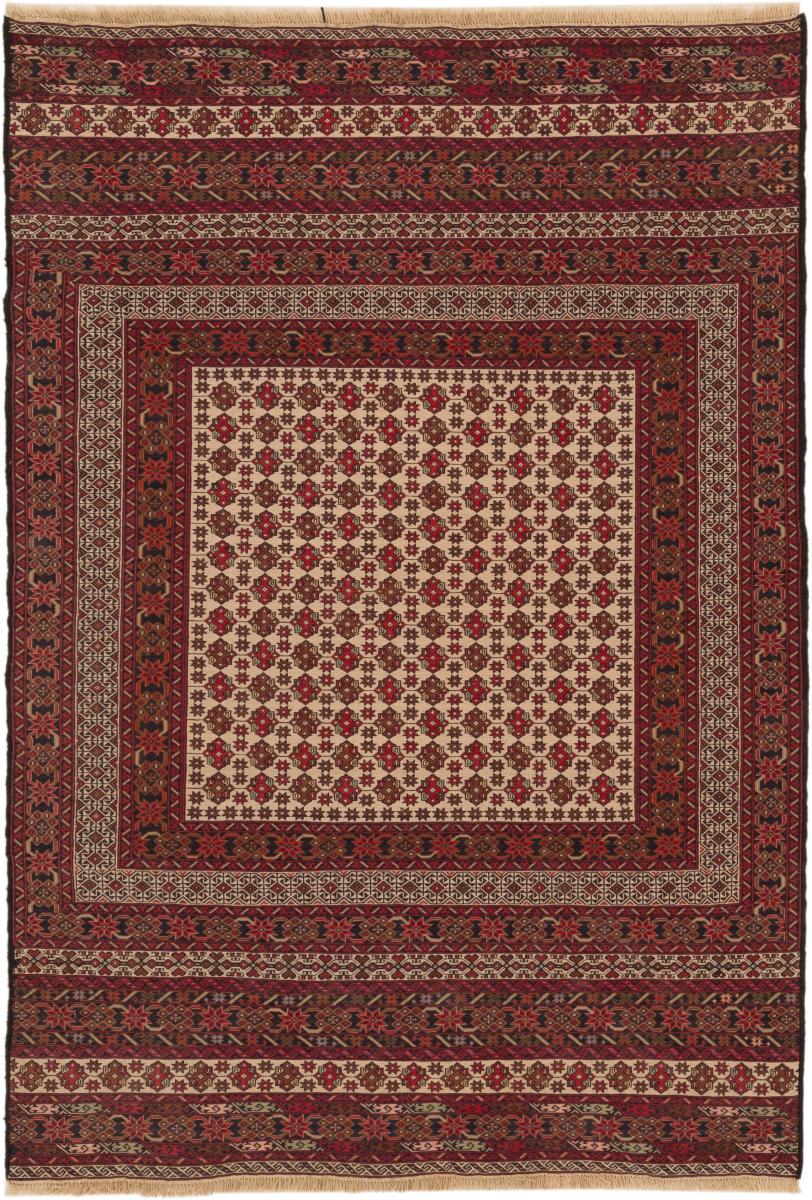 Afghan rug Kilim Sumak 189x130 189x130, Persian Rug Knotted by hand
