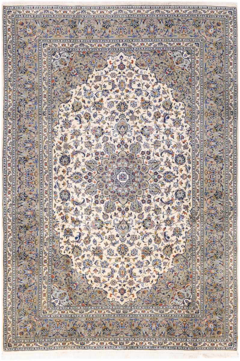 Tapis persan Kashan 339x244 339x244, Tapis persan Noué à la main
