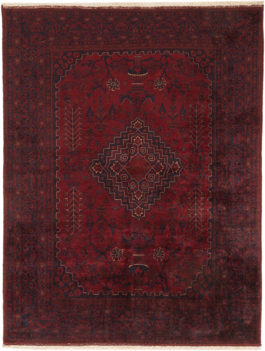 Tapis afghan Khal Mohammadi Belgique 190x151 190x151, Tapis persan Noué à la main