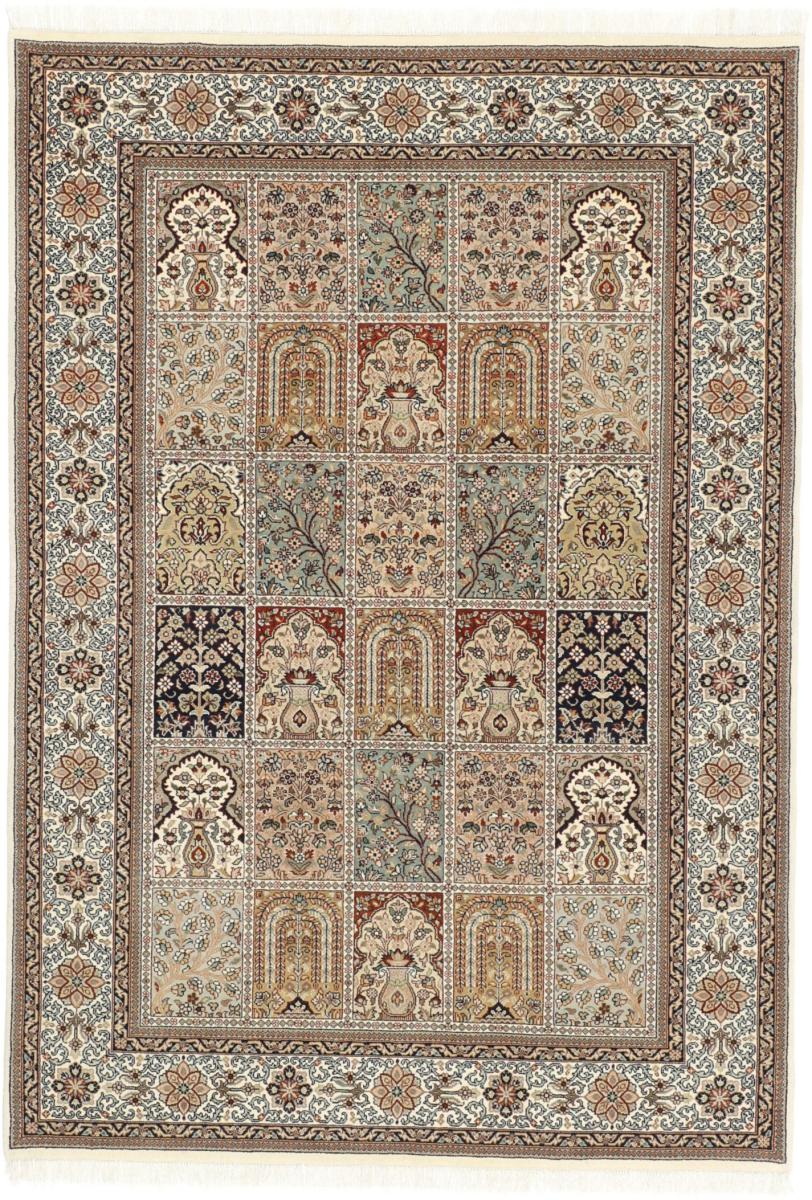 Tapis indien Taj Bakhtiar 206x145 206x145, Tapis persan Noué à la main