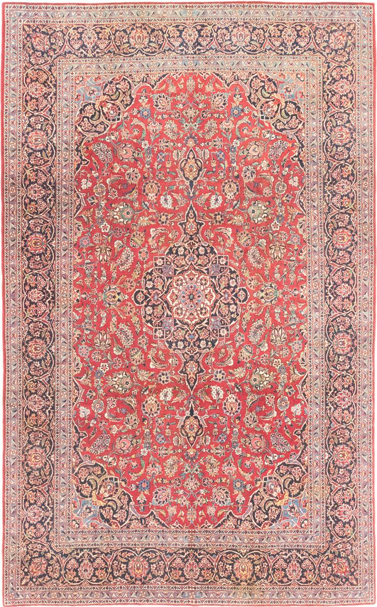 Alfombra persa Keshan Semi Antiguo 364x228 364x228, Alfombra persa Anudado a mano