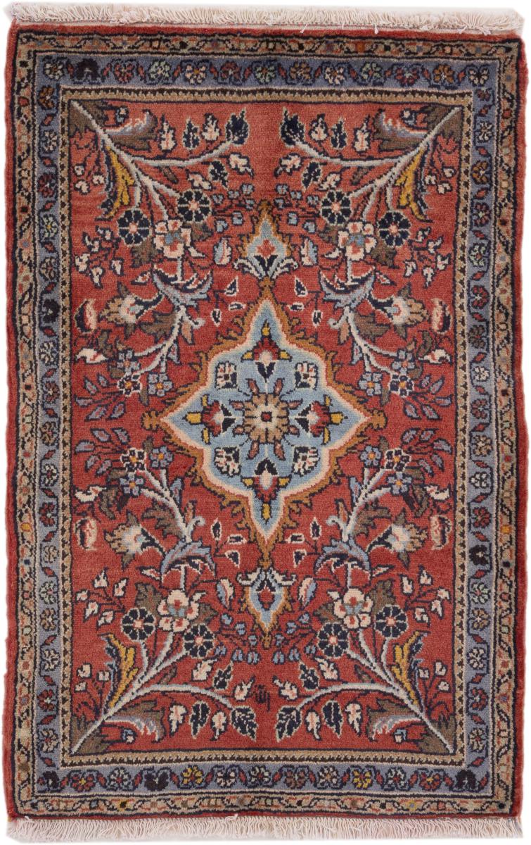 Tapis persan Hamadan 101x67 101x67, Tapis persan Noué à la main