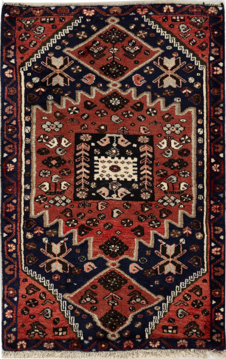 Perzisch tapijt Khamseh 129x84 129x84, Perzisch tapijt Handgeknoopte