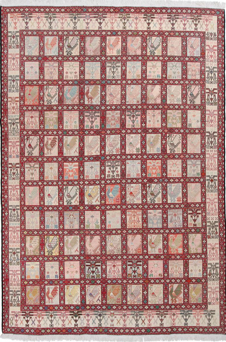 Perzsa szőnyeg Kilim Fars Selyem 9'5"x6'5" 9'5"x6'5", Perzsa szőnyeg szőttesek