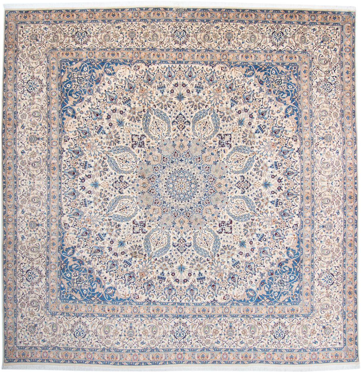 Persian Rug Nain 9La 395x390 395x390, Persian Rug Knotted by hand