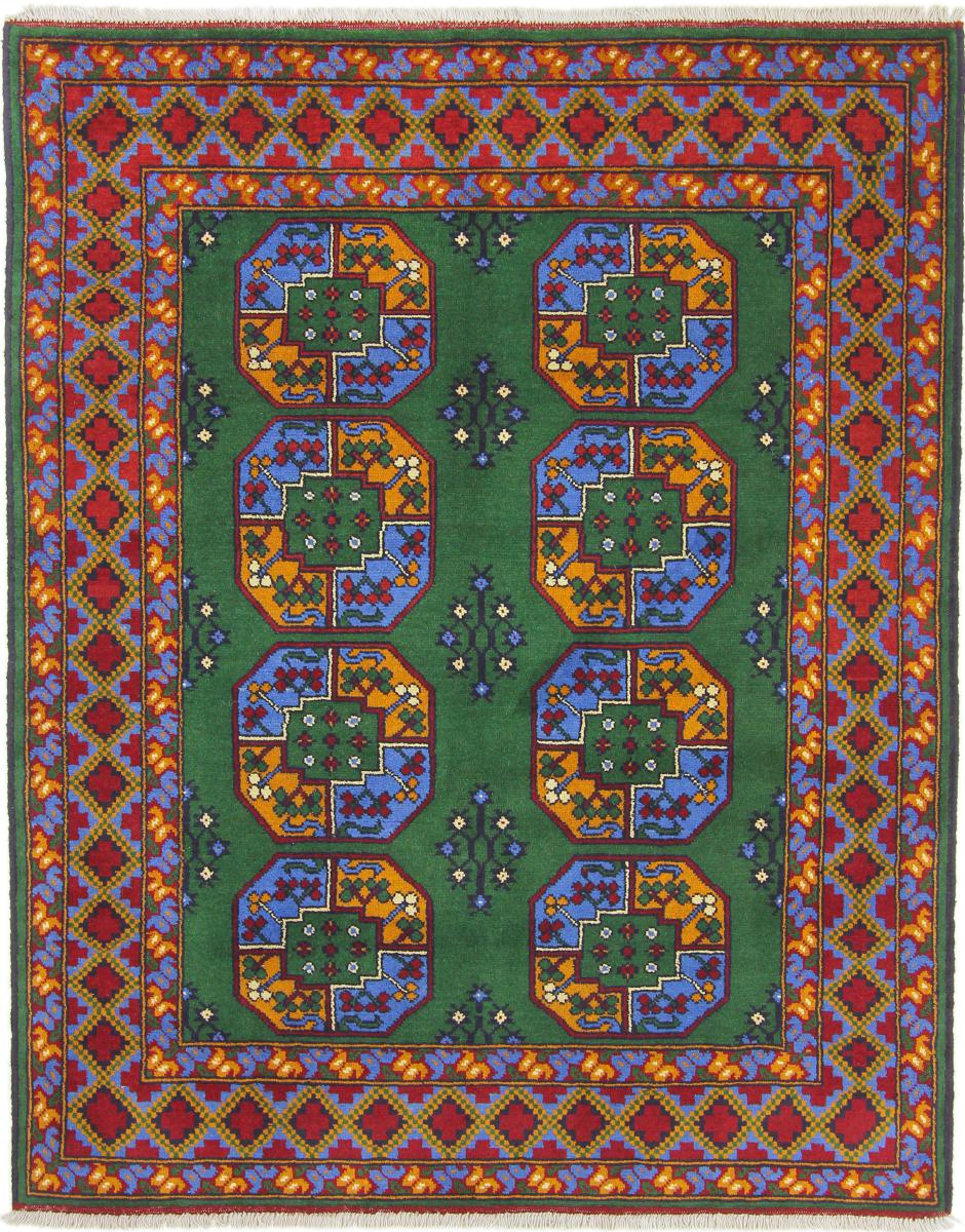 Tapete afegão Afegão Akhche 193x153 193x153, Tapete persa Atado à mão