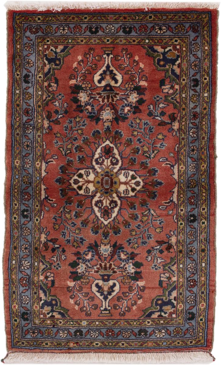 Tapis persan Hamadan 103x61 103x61, Tapis persan Noué à la main