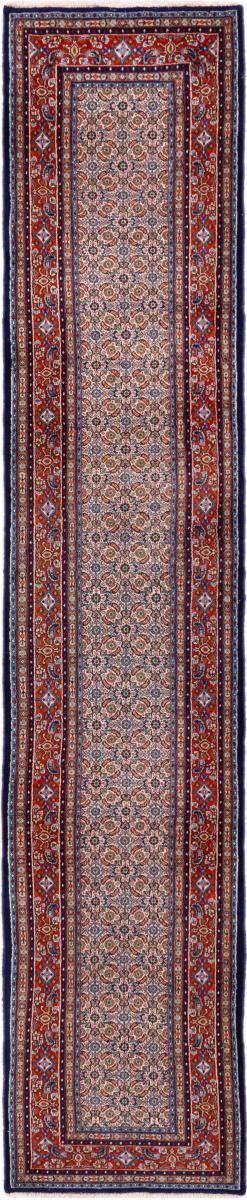 Persisk tæppe Moud 398x79 398x79, Persisk tæppe Knyttet i hånden