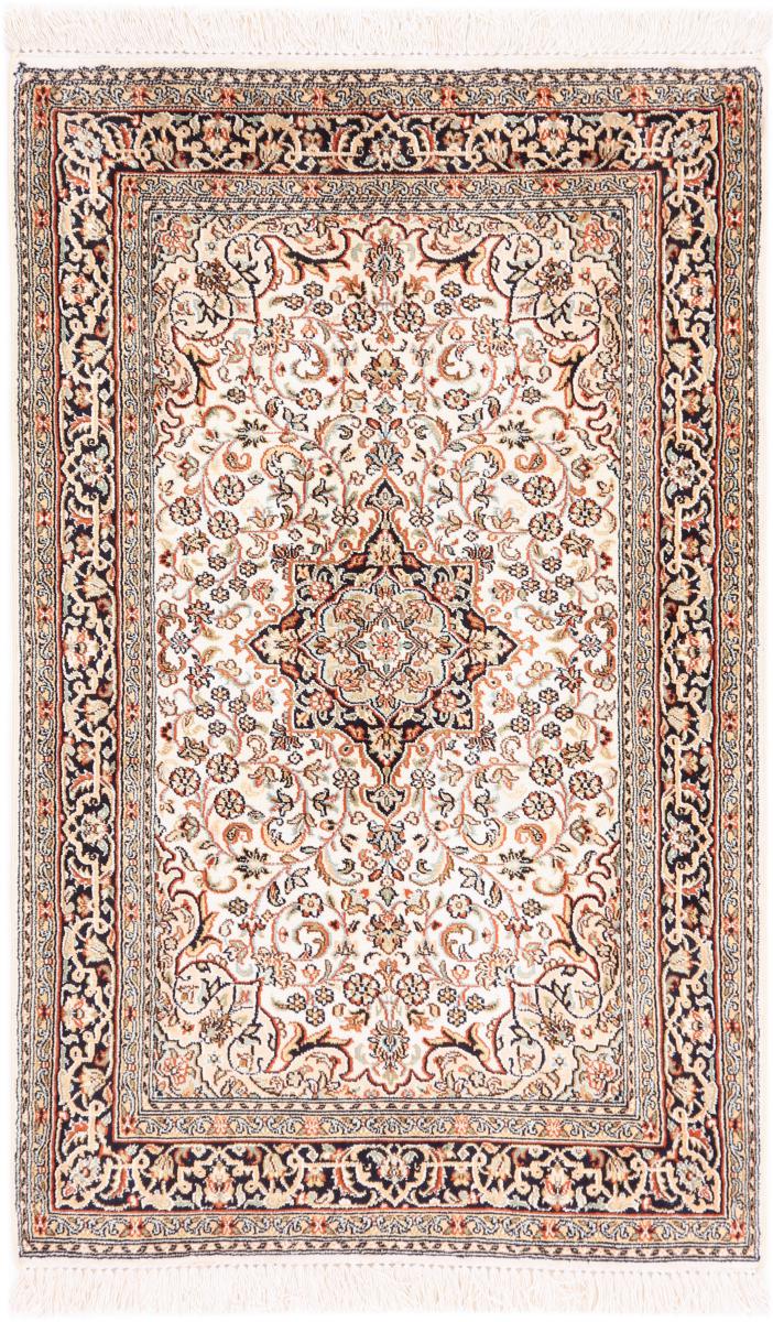 Indo rug Kashmir Silk 126x78 126x78, Persian Rug Knotted by hand