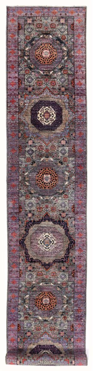 Pakistani rug Mamluk 15'3"x2'6" 15'3"x2'6", Persian Rug Knotted by hand