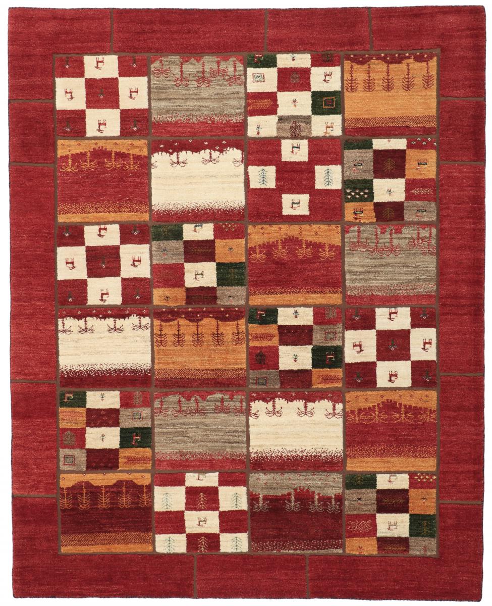 Perzsa szőnyeg Patchwork Gabbeh 255x207 255x207, Perzsa szőnyeg Kézzel csomózva