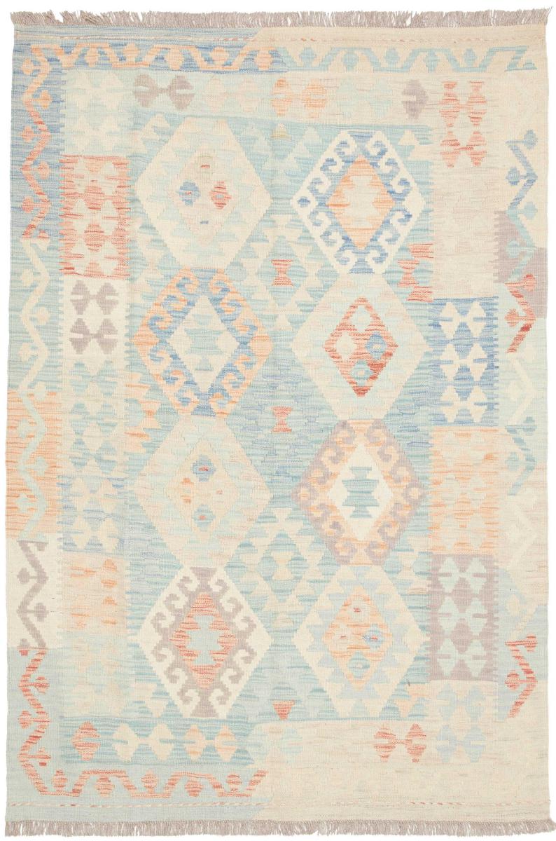Afghan rug Kilim Afghan 6'0"x4'2" 6'0"x4'2", Persian rug Handwoven