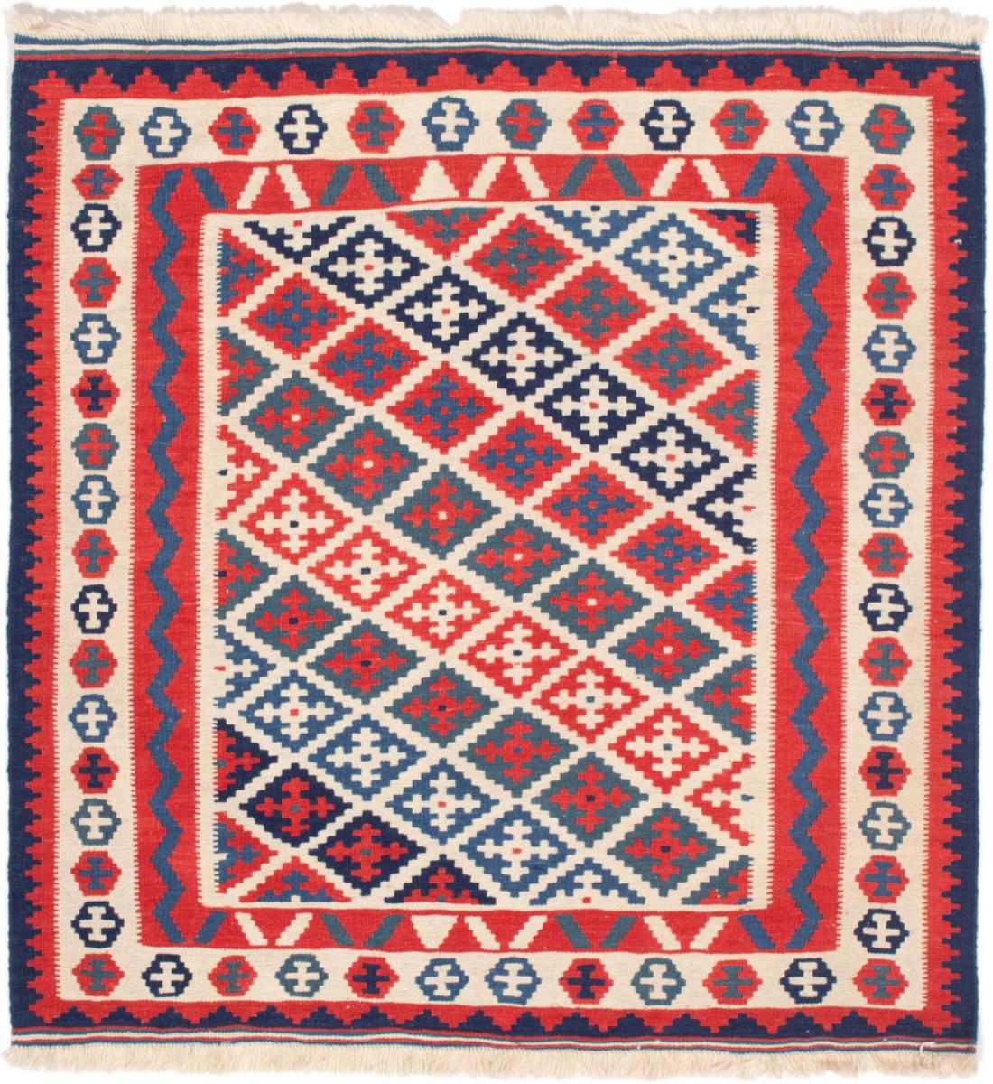 Tapete persa Kilim Fars 105x101 105x101, Tapete persa Tecido à mão