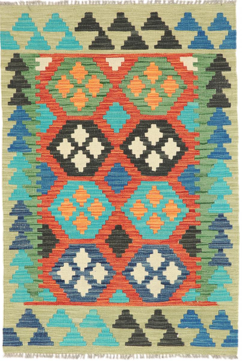 Tapete afegão Kilim Afegão 150x103 150x103, Tapete persa Tecido à mão