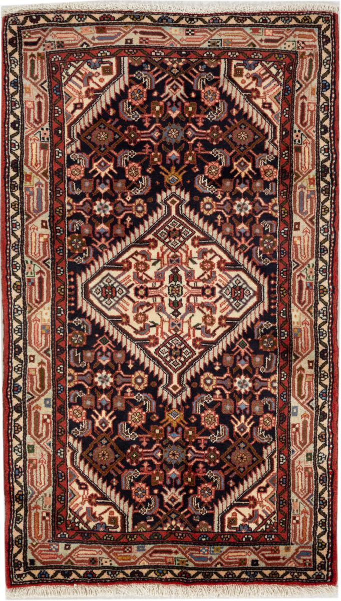 Alfombra persa Hamadan Zageh 136x76 136x76, Alfombra persa Anudado a mano