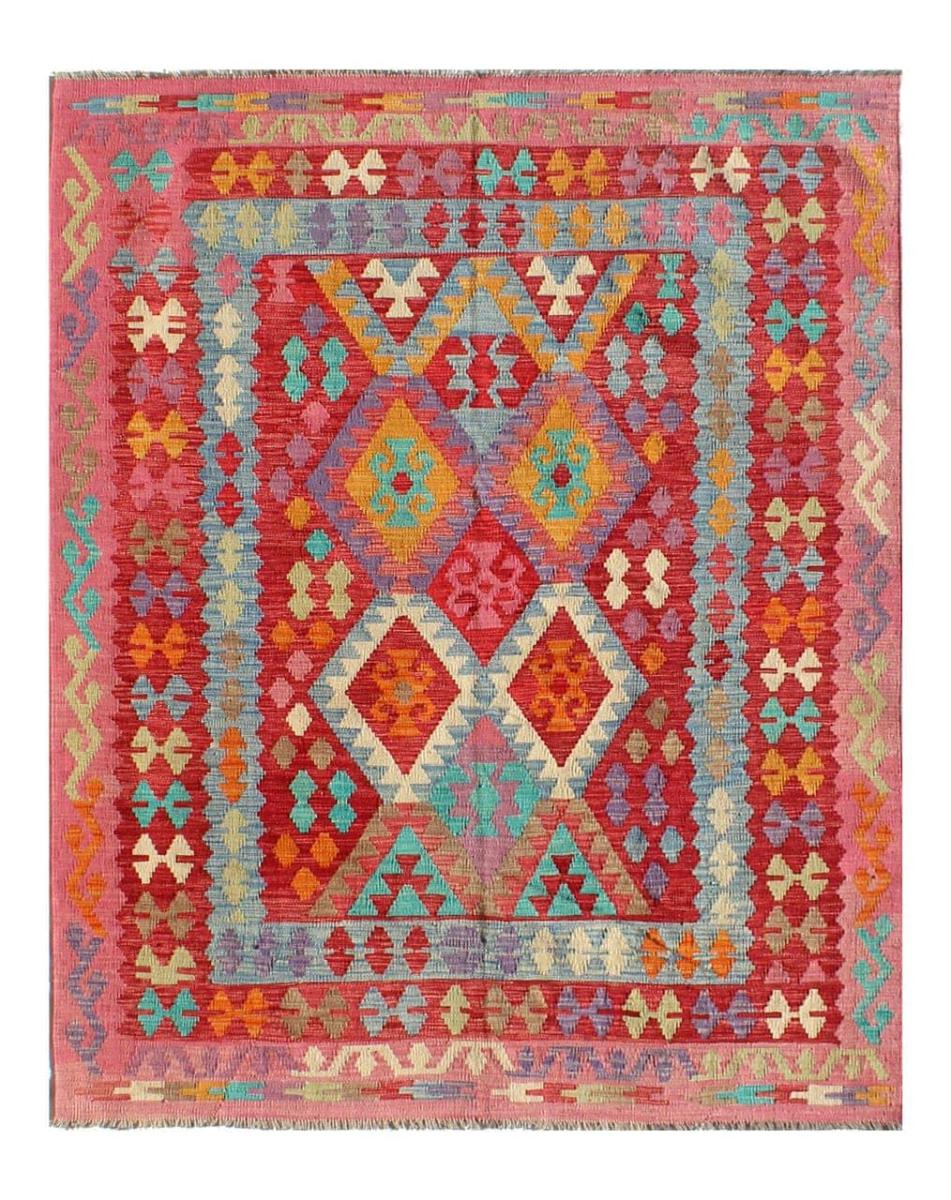 Afghan rug Kilim Afghan 8'1"x6'0" 8'1"x6'0", Persian Rug Woven by hand